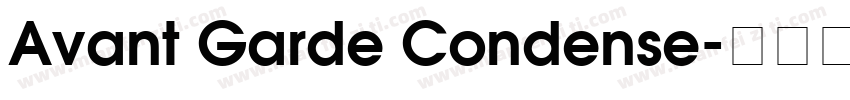 Avant Garde Condense字体转换